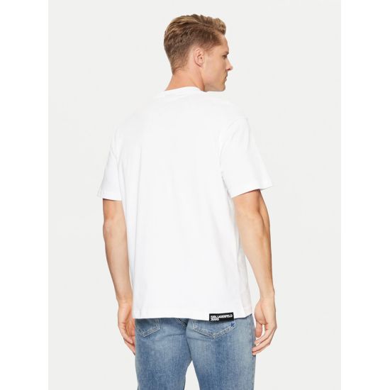 Ανδρικό Essential T-shirt Λευκό Karl Lagerfeld Jeans A1M17002-100 WHITE