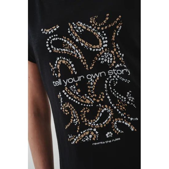 Γυναικείο T-shirt Μαύρο S.Oliver 2164088-99D0