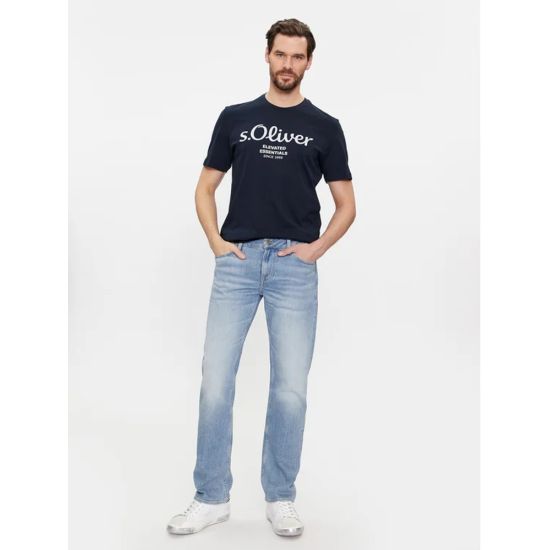 Ανδρικό T-shirt Navy Μπλε S.Oliver 2139909-59D1