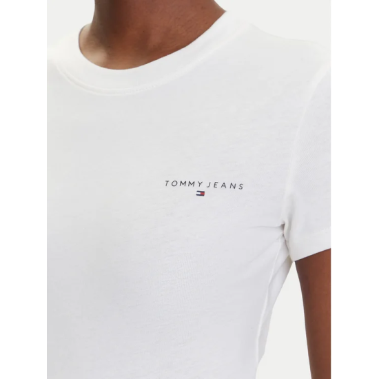 Γυναικείο Slim T-shirt Λευκό Tommy Jeans DW0DW21164-YBH