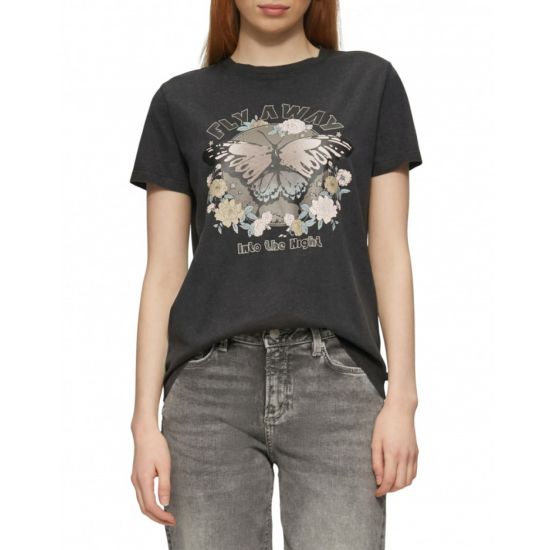 Γυναικείο T-shirt Μαύρο S.Oliver 2165278-99D0