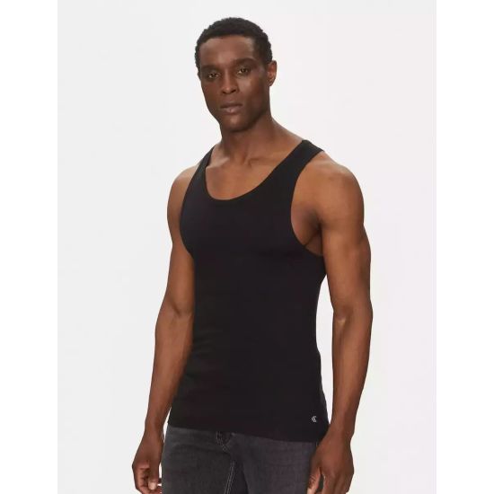 Ανδρικό Σετ Φανελάκια 3 Τεμάχια Μαύρα Calvin Klein LV00NB4184-UB1