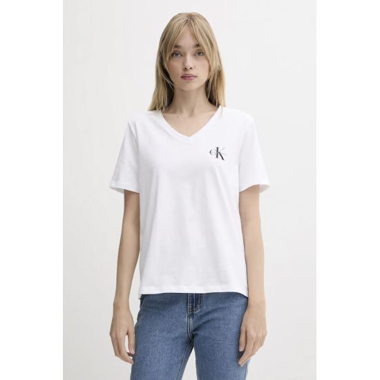 Γυναικείο Σετ T-shirt 2 Τεμαχίων Μαύρο/Λευκό Calvin Klein LV047C906G-UB1