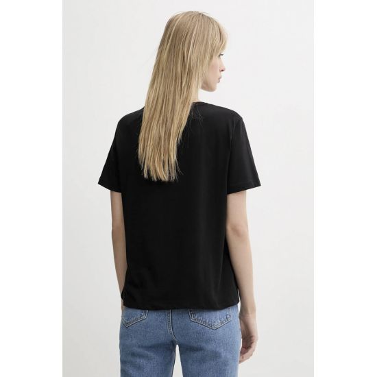 Γυναικείο Σετ T-shirt 2 Τεμαχίων Μαύρο/Λευκό Calvin Klein LV047C906G-UB1