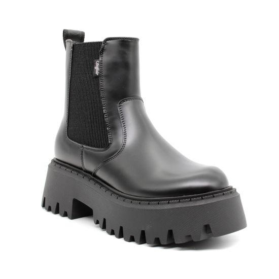 Γυναικείες Aspen Chelsea Μπότες Μαύρες Bufallo BUF1270116-BLACK