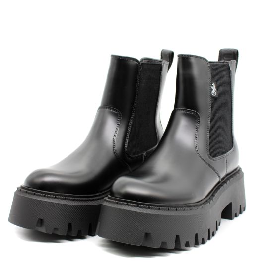 Γυναικείες Aspen Chelsea Μπότες Μαύρες Bufallo BUF1270116-BLACK