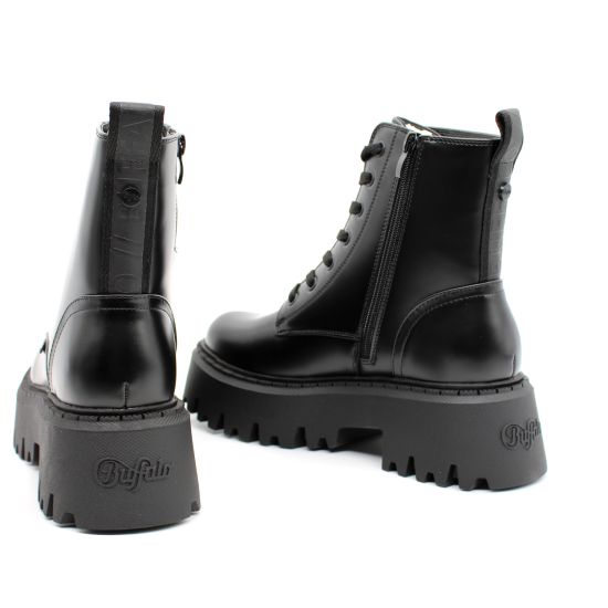 Γυναικείες Aspen Μπότες Μαύρες Bufallo BUF1622588-BLACK
