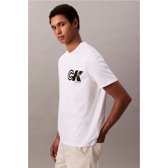 Ανδρικό T-shirt Λευκό Calvin Klein LV04RC835G-YAA