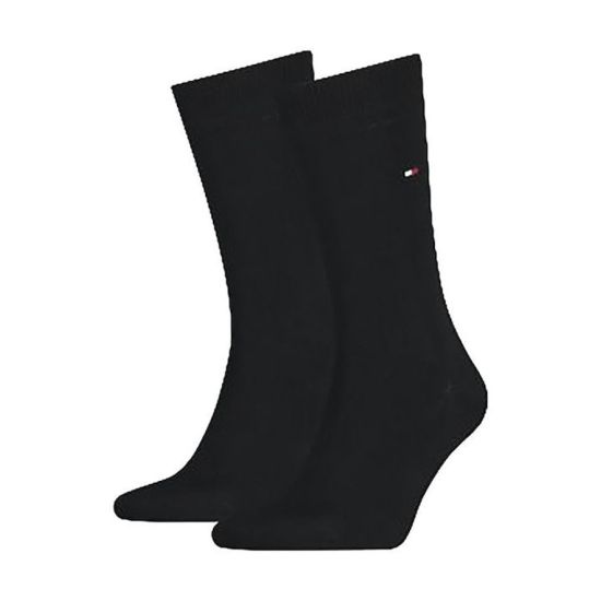 Ανδρικές Κάλτσες 2 Τεμαχίων Μαύρες Tommy Hilfiger 371111-200 BLACK