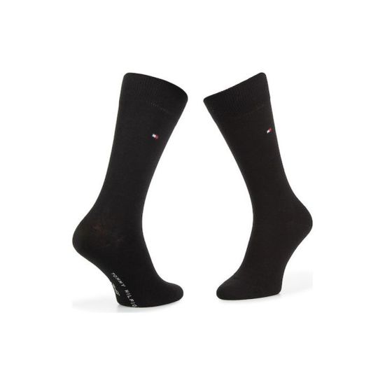 Ανδρικές Κάλτσες 2 Τεμαχίων Μαύρες Tommy Hilfiger 371111-200 BLACK
