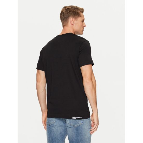 Ανδρικό Slim T-shirt Μαύρο Karl Lagerfeld Jeans A1M17003-999 BLACK