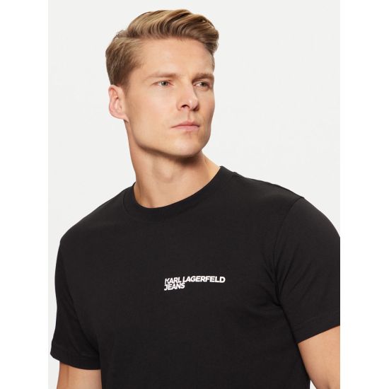 Ανδρικό Slim T-shirt Μαύρο Karl Lagerfeld Jeans A1M17003-999 BLACK