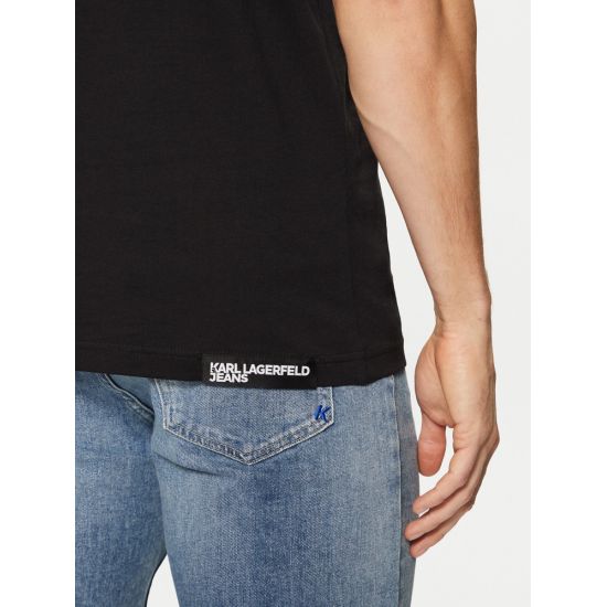 Ανδρικό Slim T-shirt Μαύρο Karl Lagerfeld Jeans A1M17003-999 BLACK