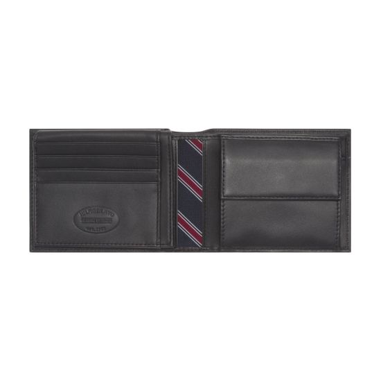Ανδρικό Δερμάτινο Eton Πορτοφόλι Μαύρο Tommy Hilfiger AM0AM00652-002