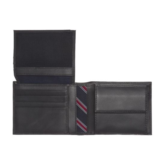 Ανδρικό Δερμάτινο Eton Πορτοφόλι Μαύρο Tommy Hilfiger AM0AM00652-002