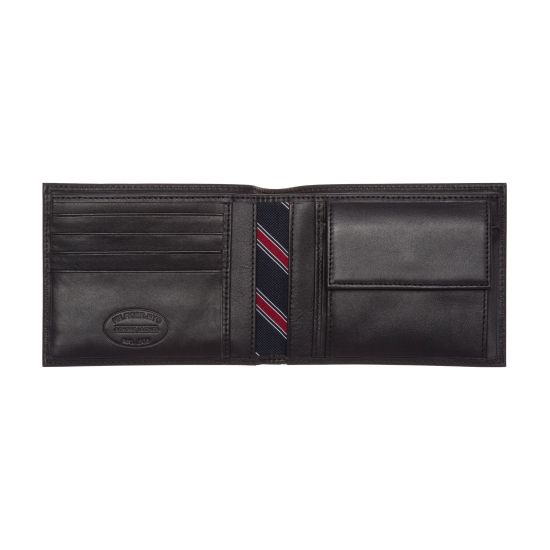 Ανδρικό Δερμάτινο Eton Πορτοφόλι Μαύρο Tommy Hilfiger AM0AM00651-002