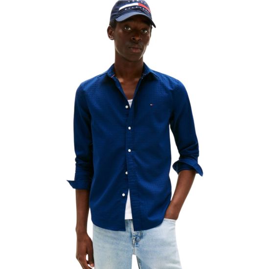Ανδρικό Πουκάμισο Navy Μπλε Tommy Hilfiger MW0MW39446-C7G