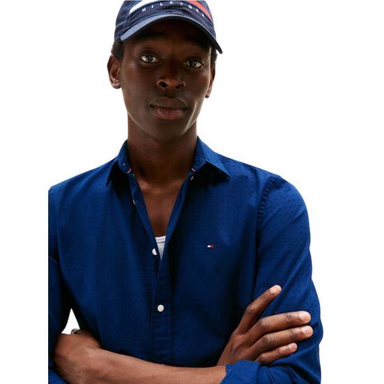 Ανδρικό Πουκάμισο Navy Μπλε Tommy Hilfiger MW0MW39446-C7G