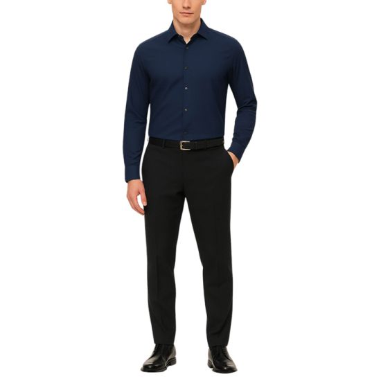 Ανδρικό Πουκάμισο Navy Μπλε Calvin Klein LV019EU001-XNW