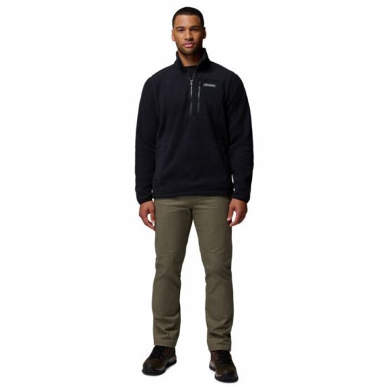 Ανδρικό Jasper Ridge Pebbled Half Zip Fleece Μαύρο Columbia 2142411-010