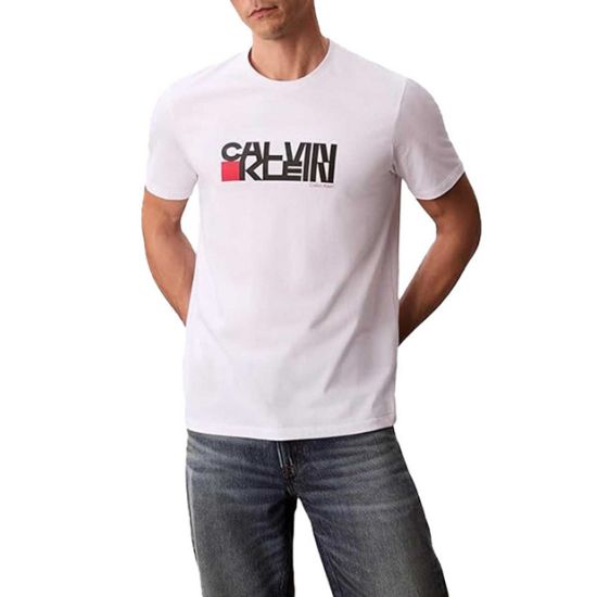 Ανδρικό T-shirt Λευκό Calvin Klein LV04RD814G-YAA