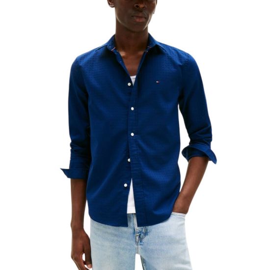 Ανδρικό Πουκάμισο Navy Μπλε Tommy Hilfiger MW0MW39446-C7G