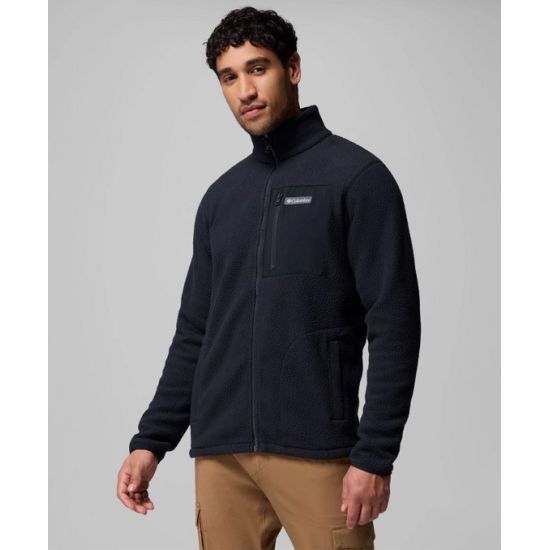 Ανδρική Jasper Ridge Pebbled Fleece Ζακέτα Μαύρη Columbia 2142421-010