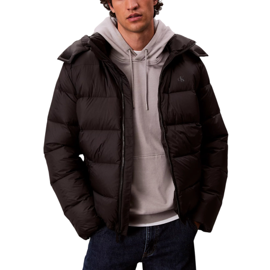 Ανδρικό Μπουφάν Μαύρο Calvin Klein LV04RC518G-UB1