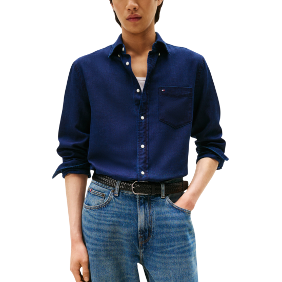 Ανδρικό Πουκάμισο Navy Μπλε Tommy Hilfiger MW0MW40499-0GY