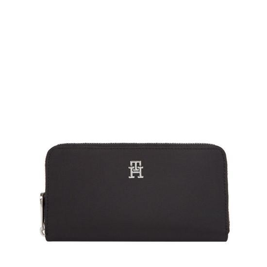 Γυναικείο Πορτοφόλι Μαύρο Tommy Hilfiger AW0AW15642-BDS