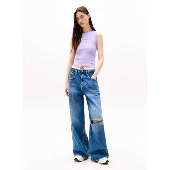 Γυναικείο Slim Tank Top Λιλά Tommy Jeans DW0DW20896-W0E