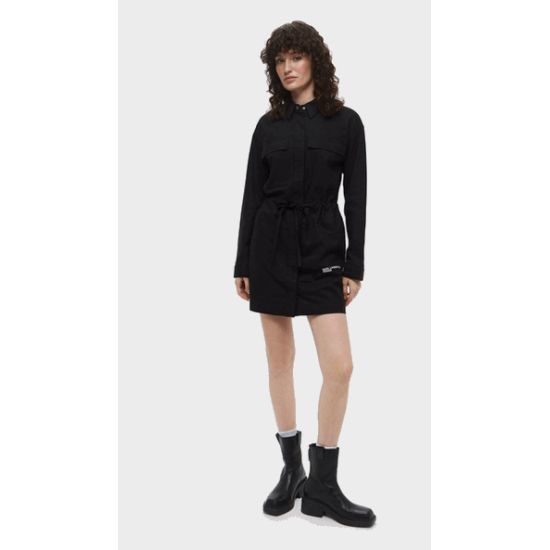 Γυναικείο Utility Φόρεμα-Πουκαμίσα Μαύρο Karl Lagerfeld Jeans A3W13018-999 BLACK