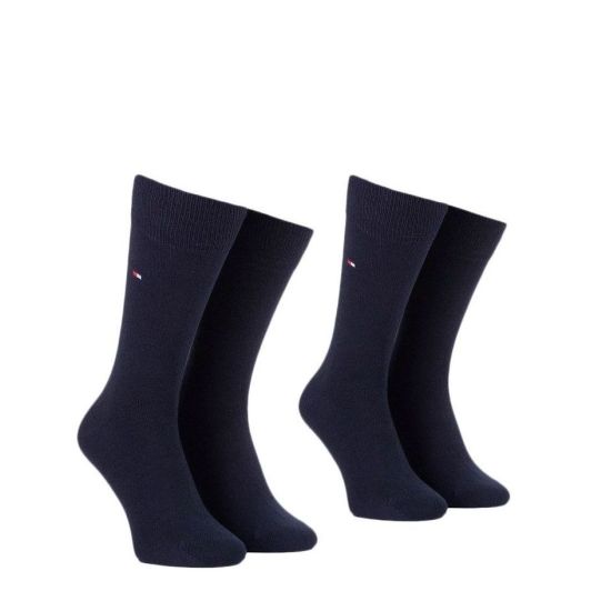 Ανδρικές Κάλτσες 2 Τεμαχίων Navy Μπλε Tommy Hilfiger 371111-322 DARK NAVY