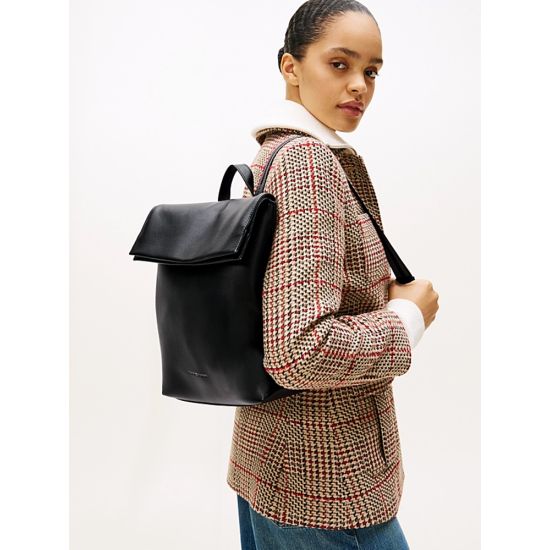 Γυναικεία Τσάντα Πλάτης Μαύρη Tommy Hilfiger AW0AW17654-BDS