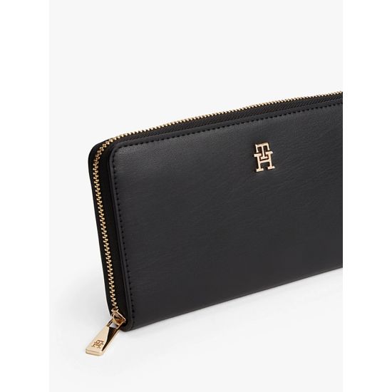 Γυναικείο TH Monogram Πορτοφόλι Μαύρο Tommy Hilfiger AW0AW17744-BDS