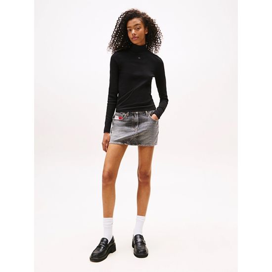 Γυναικεία Μπλούζα Ζιβάγκο Μαύρη Tommy Jeans DW0DW19830-BDS