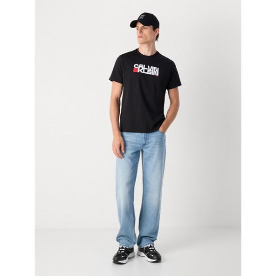 Ανδρικό T-shirt Μαύρο Calvin Klein LV04RD814G-UB1