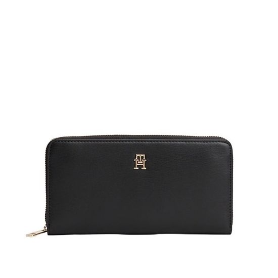 Γυναικείο TH Monogram Πορτοφόλι Μαύρο Tommy Hilfiger AW0AW17744-BDS
