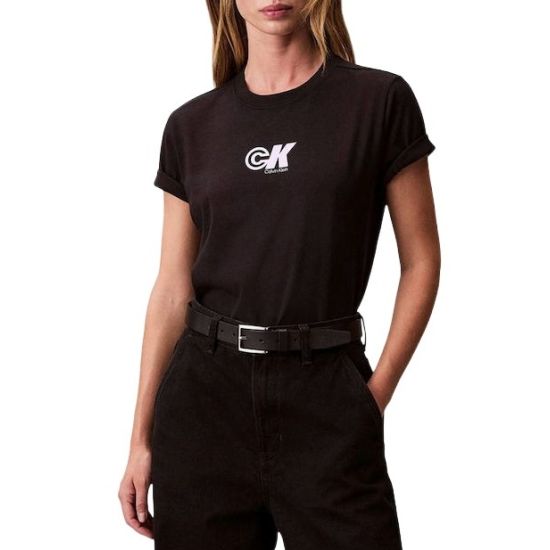 Γυναικείο T-shirt Μαύρο Calvin Klein LV047C839G-UB1