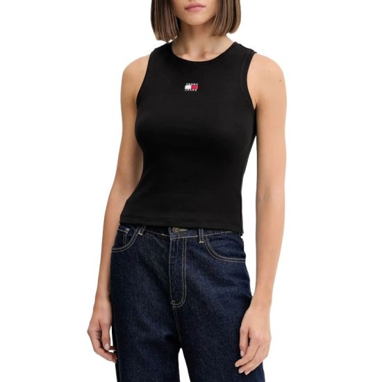 Γυναικείο Slim Tank Top Μαύρο Tommy Jeans DW0DW20896-BDS
