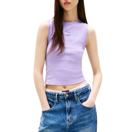 Γυναικείο Slim Tank Top Λιλά Tommy Jeans DW0DW20896-W0E