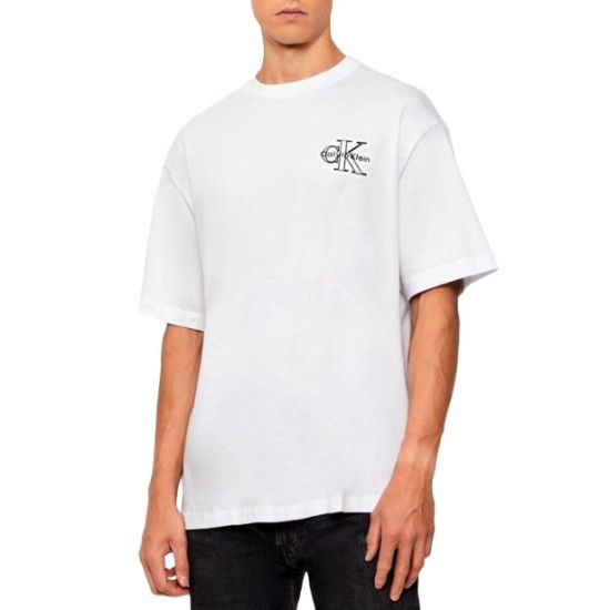 Ανδρικό T-shirt Λευκό Calvin Klein LV04RC856G-YAA
