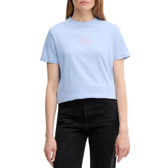 Γυναικείο T-shirt Γαλάζιο Calvin Klein LV047C863G-7ZQ
