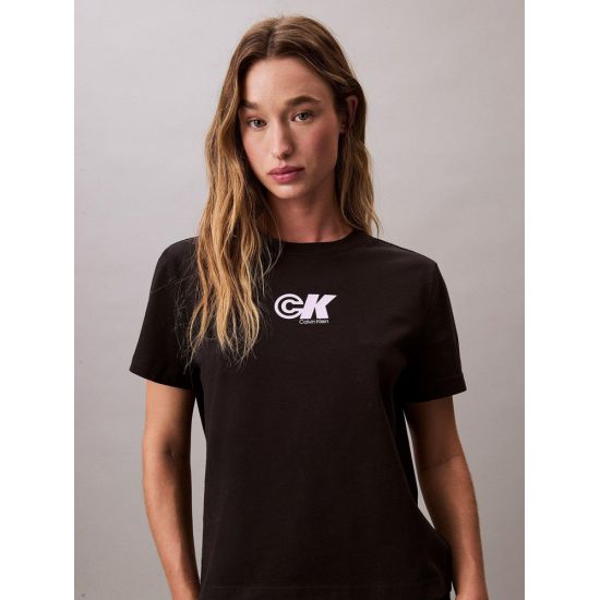 Γυναικείο T-shirt Μαύρο Calvin Klein LV047C839G-UB1