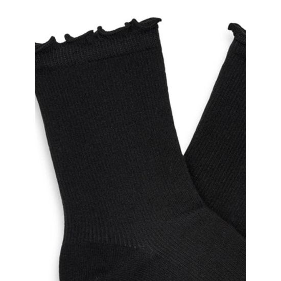 Γυναικείες Karsyn Lettuce Edge Κάλτσες Μαύρες UGG 1125531-BLK