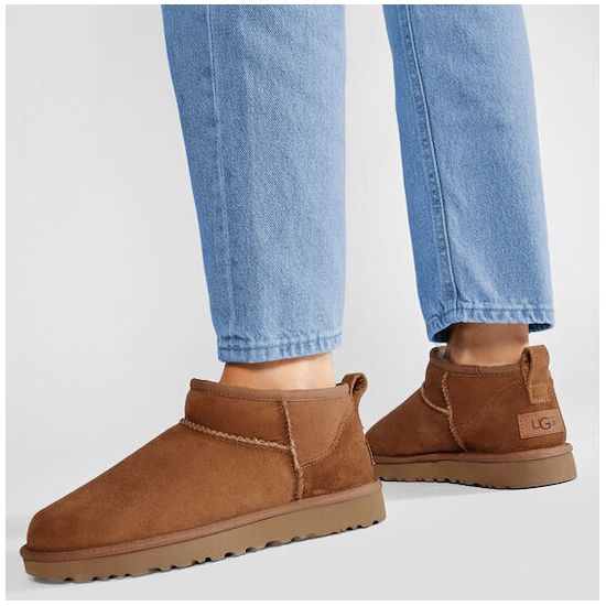 Γυναικεία Classic Ultra Mini Μποτάκια Καφέ UGG 1116109-CHE