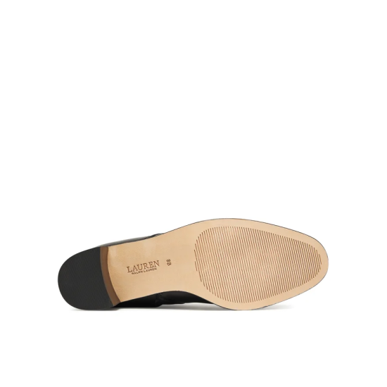 Γυναικείες Δερμάτινες Charly Μπότες Μαύρες Ralph Lauren 802967813001-BLACK
