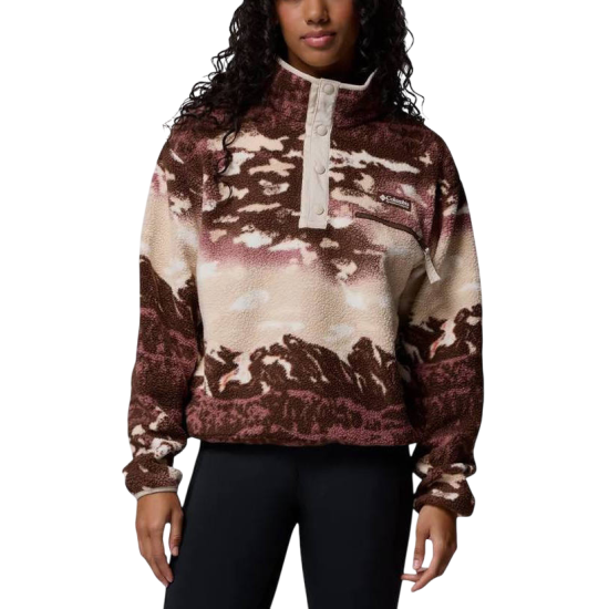 Γυναικείο Helvetia II Printed Cropped Half Snap Fleece Columbia 2098501-256