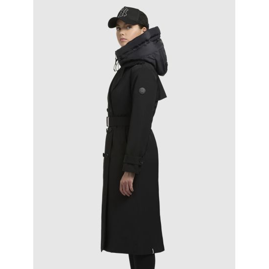 Γυναικεία Elena Καπαρντίνα Μαύρη Khujo KJ267CO253-BLACK