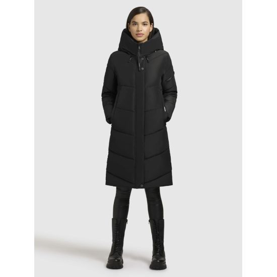 Γυναικείο Jange Μπουφάν Μαύρο Khujo KJ250CO253-BLACK